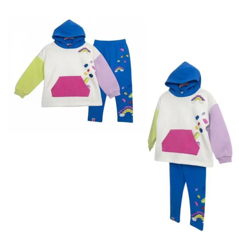 Buzo con estampado Lego multicolor y leggis azul oscuro