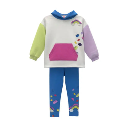 Buzo con estampado Lego multicolor y leggis azul oscuro