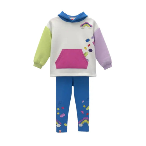 Buzo con estampado Lego multicolor y leggis azul oscuro