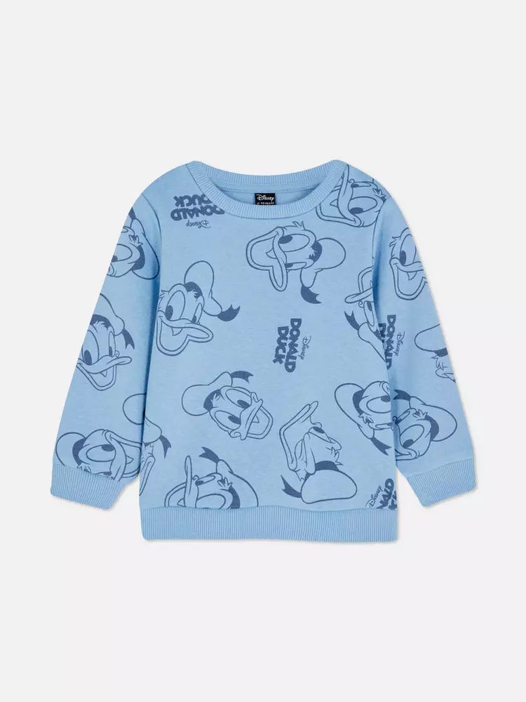 Buzo azul claro pato donald