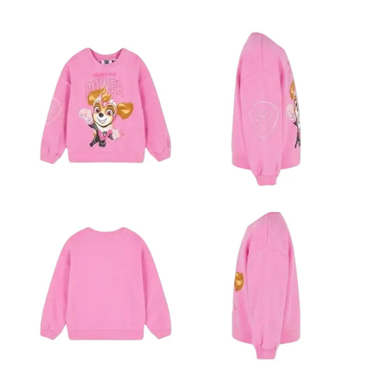 Buzo con cuello redondo rosa  de Paw Patrol