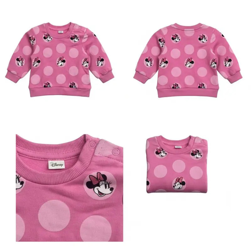 Buzo minnie puntos rosas