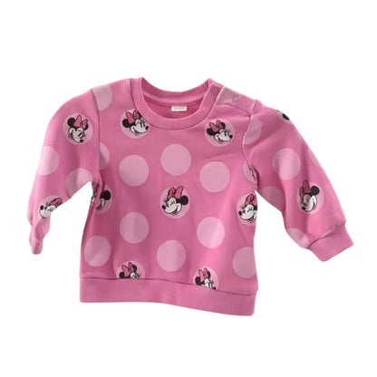 Buzo minnie puntos rosas