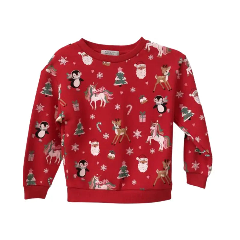Buzo rojo de navidad variado
