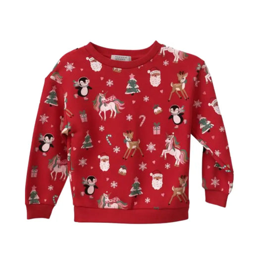 Buzo rojo de navidad variado
