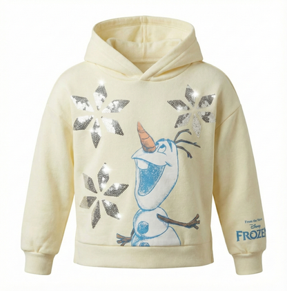 Buzo con capucha y lentejuelas de Olaf de Frozen