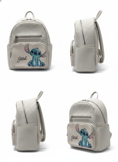 Bolso-morral blanco de Stitch